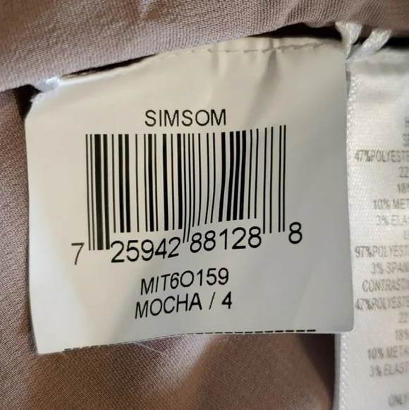 NEW BCBG MAXAZRIA Runway Simson Mocha Cocktail Dress Party Elegant Luxury Club - Picture 10 of 14